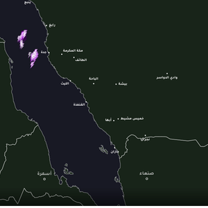 مدينة جدة | رصد تجدد نشاط السحب الرعدية الان قبالة سواحل جدة