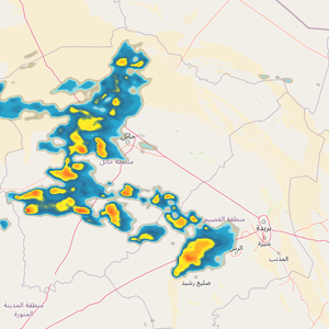 السعودية 8:55م | سحب رعدية على مشارف حائل والقصيم والأمطار متوقعة بعد قليل