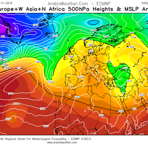 منخفض جوي عالي الفعالية يؤثر على سوريا اعتباراً من الثلاثاء ، وأمطار غزيرة جداً وسيول مُحتملة ! 