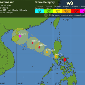 قوة الإعصار "راماسان" تزداد بشكل لافت والتوقعات باتت تُرجّح وصوله الى الدرجة الرابعة !
