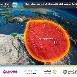 الأردن | كتلة هوائية حارة تبدأ تأثيرها على المملكة اعتباراً من الأربعاء 
