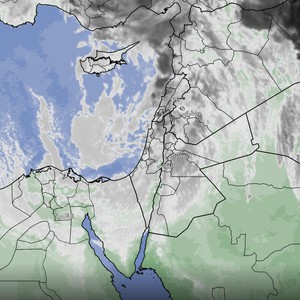 Update The rainy weather continues during the night hours in the Kingdom