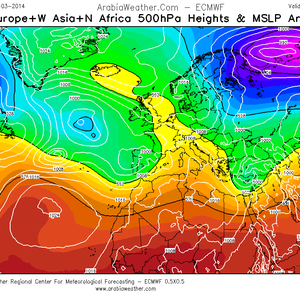 استمرار مؤشرات عودة المنخفضات الجوية الى المنطقة مطلع نيسان 