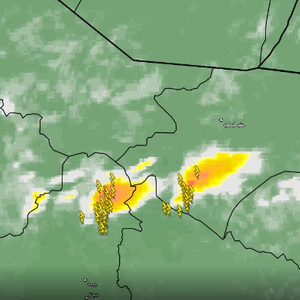 حفر الباطن | سحب رعدية أمطار متوقعة الساعات القادمة وتزداد قوة فجر وصباح الخميس
