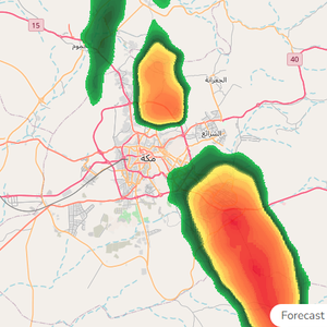 مكة المكرمة - 5:00 | ارتفاع فرص الأمطار بعد قليل