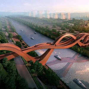 واحد من أغرب الجسور قريباً في الصين !