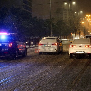 Released now | The condition of the roads and the names of the areas experiencing snowfall until 6:40 pm