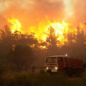 الحرائق تُدمر 100 منزل في أستراليا 