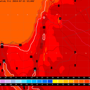 يوم الجمعة الأجواء تميل للحرارة على الجبال وحارّة نسبياً الى حارّة في باقي المناطق