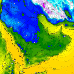 السعودية | طقس مستقر في أغلب المناطق نهاية الأسبوع والليالي الباردة وفرص الصقيع مستمرة