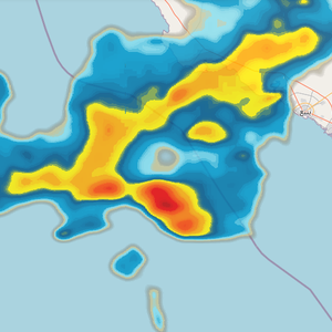 السعودية - 7:00 صباحاً | الأقمار الإصطناعية ترصد بداية تشكل سحب الكسير قبالة ساحل ينبع
