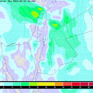 رياح شرقية نشطة السرعة حتى ساعات بعد ظهر الخميس وتخف سرعتها لاحقاً .. 