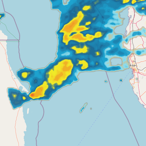 جده الآن 9:00م | سُحب ممطرة تقترب من شمال جدة وفرص الأمطار تتزايد الساعة القادمة