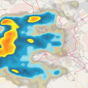 الرياض - 12:10 ليلاً | حزام جديد من السحب الرعدية يقترب من العاصمة والأمطار تتجدد بعد قليل