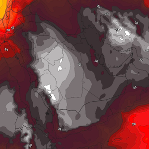 Saudi Arabia | Fiery weather in Mecca tomorrow, with the temperature approaching 50 and the chances of rain declining