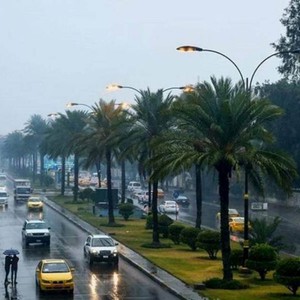 العراق | كتلة هوائية باردة ورطبة تندفع من بلاد الشام إعتباراً من الخميس وخلال نهاية الأسبوع