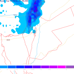 منخفض جوي وكتلة هوائية باردة ورطبة يومي الثلاثاء والأربعاء 