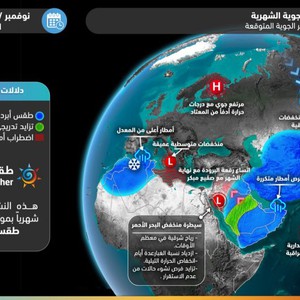 عاجل | طقس العرب يصدر توقعات الطقس للسعودية لشهر نوفمبر 2021