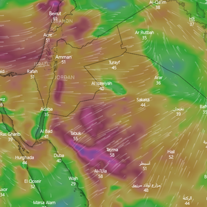 السعودية | رياح نشطة وغبار محتمل على هذه المناطق يوم الأحد