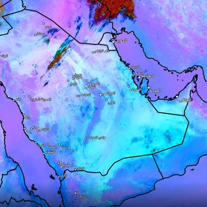 حائل || اشتداد موجة الغبار خلال الساعات القادمة بفعل الرياح النشطة، وتدني في مدى الرؤية الافقية