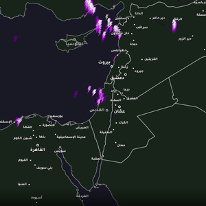 فلسطين - 11:30 صباحاً | أمطار رعدية غزيرة أحياناً تؤثر على أجزاء من شمال ووسط البلاد