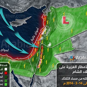 يوم الجمعة : استمرار العاصفة "مسرّة" لليوم الثالث على التوالي وبجزئها الأبرد ! 