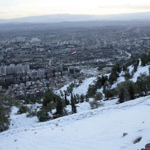 ارتفاع مناطق دمشق وبعض ضواحيها القريبة  ، عن سطح البحر