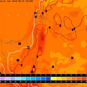 درجة الحرارة الصغرى ترتفع بشكل ملموس الليلتين القادمتين 