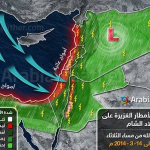 العاصفة مسرة في يومها الأول تؤثر على أغلب مناطق البلاد من شمالها الى جنوبها   