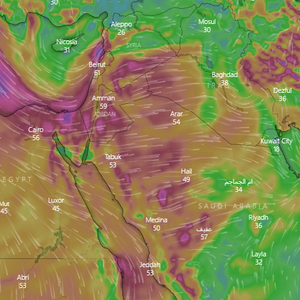 هام | منخفض جوي جديد يضرب بلاد الشام نهاية الأسبوع وهذه تأثيراته المتوقعة على السعودية