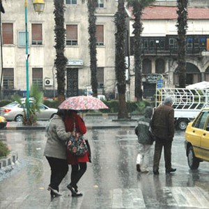 احتمالات الأمطار تمتد نهار الأحد إلى أجزاء عديدة من سوريا ، فهل ستصل دمشق ؟