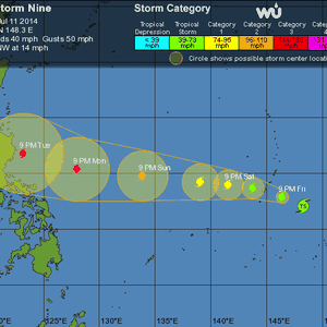 بعد الإعصار نيوغوري .. إعصار جديد يتكون غرب المحيط الهادي !