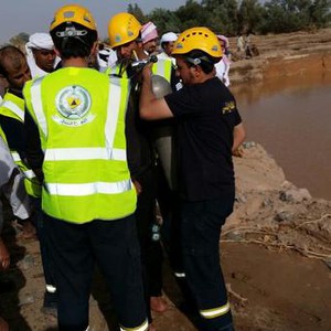 غرق طفلين في سيول نجران