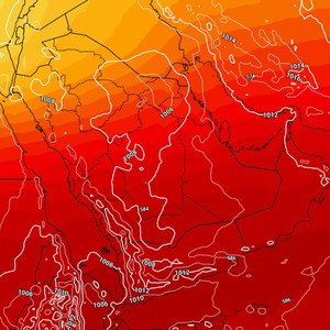 النشرة الأسبوعية لليمن | اشتداد على الرياح الشمالية الشرقية المُثيرة للأتربة والغُبار مع تحسن فرص الأمطار في المرتفعات الغربية  