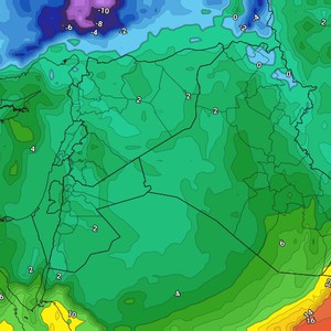 Jordanie : Prévisions météo et risques de pluie ce soir et demain, samedi