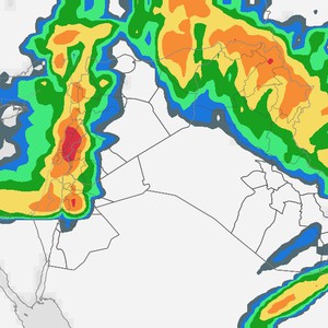 العراق | مُنخفض جوي ليل الإثنين/الثلاثاء وكتلة هوائية باردة يتمركز شمال سوريا 