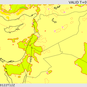 منخفض جوي بارد يزور البلاد مساء اليوم 