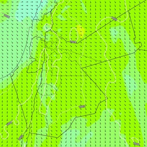الأردن: رياح نشطة مثيرة للغبار في المناطق الصحراوية مع تراجع الموجة الحارة الساعات القادمة