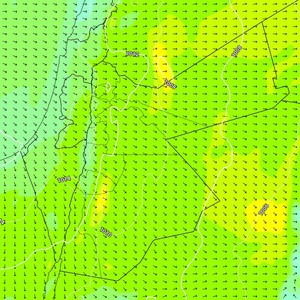 الأردن | تنبيه من موجات غُبارية على المناطق الصحراوية خلال الساعات القادمة 
