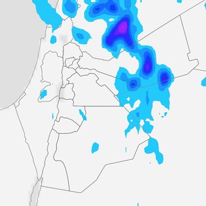 الأردن | انتقال تركّز عدم الاستقرار الجوي إلى شرق الأردن في الساعات القادمة و استمرار التنبيه من السيول المفاجئة  