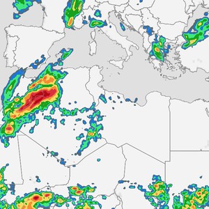 عاصفة مطرية تتشكل غرب البحر المتوسط فهل ستؤثر على دول المغرب العربي؟