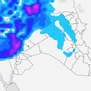 مُنخفض جوي يؤثر على البلاد ما بين عصر الأربعاء وصباح يوم الجمعة