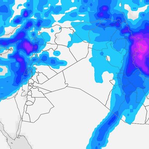 إمتداد مُنخفض جوي حتى ظهر الثلاثاء ومُنخفض جوي مُتوقع الأربعاء والخميس