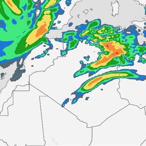سلسلة من الاضطرابات الجوية تؤثر على دول المغرب العربي و الأجواء تنقلب إلى شتوية وباردة نهاية الأسبوع
