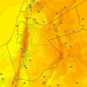 حالة الطقس المتوقعة وقت مباراة الأردن والعراق