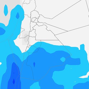 الأردن | سُحب رعدية تؤثر على مدينة العقبة في ساعات متأخرة من الليل وتمتد لباقي مناطق جنوب المملكة فجر الخميس