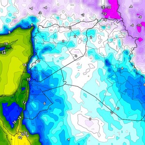 تعمق تأثير الموجة الباردة السيبيرية ليل الثلاثاء/الأربعاء وتحول الأجواء إلى قارسة البرودة في عموم المناطق