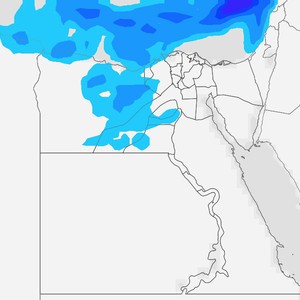 مصر | فرصة لأمطار مُتفرقة على بعض المناطق الشمالية الإثنين و يتبع ذلك مرتفع جوي في طبقات الجو كافة