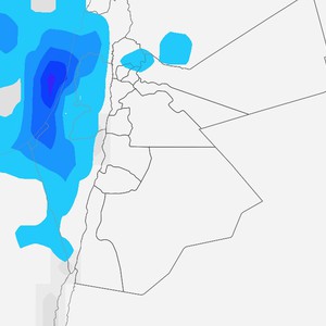 إستمرار هطول زخات من المطر على فترات نهار يوم الإثنين وتراجع فرصتها خلال ساعات المساء والليل