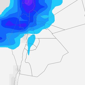 الأردن | طقس شديد البرودة وزخات من الأمطار الإثنين مع تجدد التنيهات من خطر تشكل الصقيع والإنجماد ليلاً  